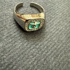New upcycled vivienne westwood ring adjustable size